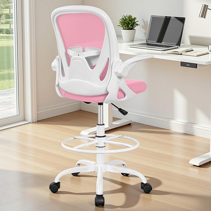 Primy Drafting Chair Tall Office Chair - Image 2