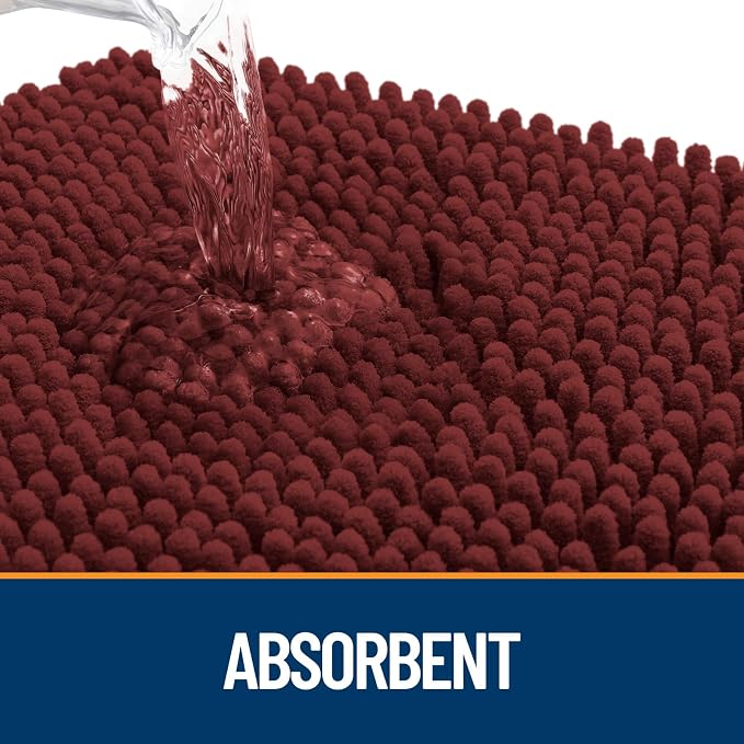 OLANLY Dog Door Mat for Muddy Paws 54x32, Absorbs Moisture and Dirt, Absorbent - Image 3