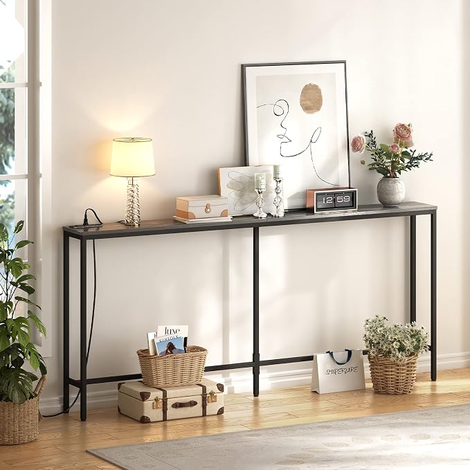 SUPERJARE 70 Inch Console Table - Image 6
