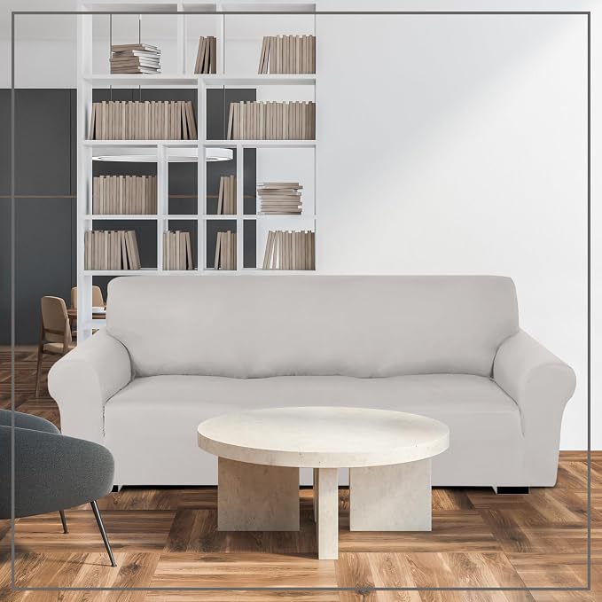 Peryiter 2 Pcs Sofa Covers Couch and Loveseat Covers Set Stretch Sofa Slipcover - Image 7