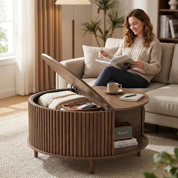 JOINICE Round Coffee Table - Image 8