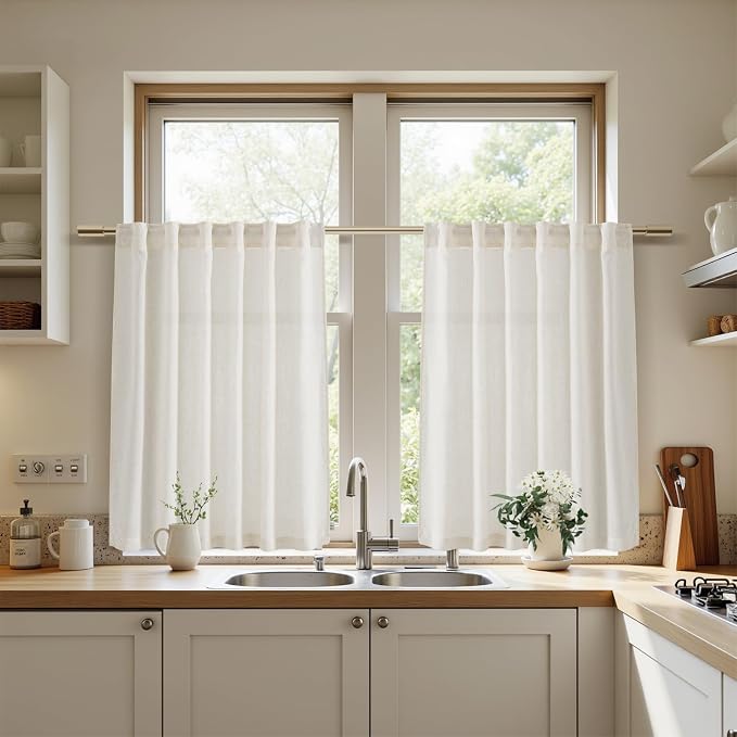 Nanspring Natural Linen Curtains - Image 6