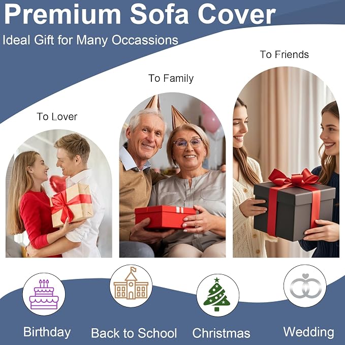 VClife Bohemian Couch Covers, Pet Sofa Protector - Image 8