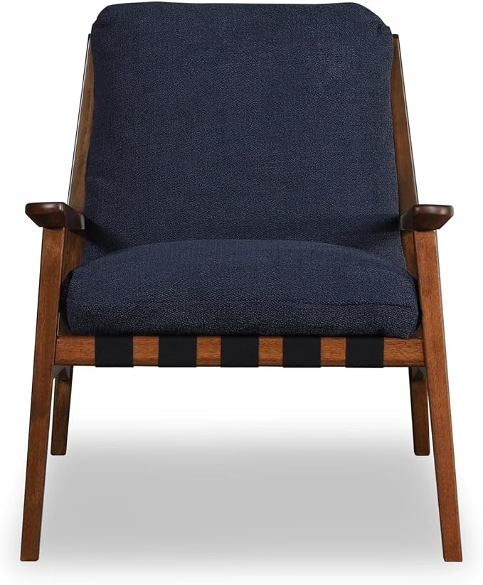 Grain Wood Furniture Solid Wood Mid Century Lounge Chair - Image 6
