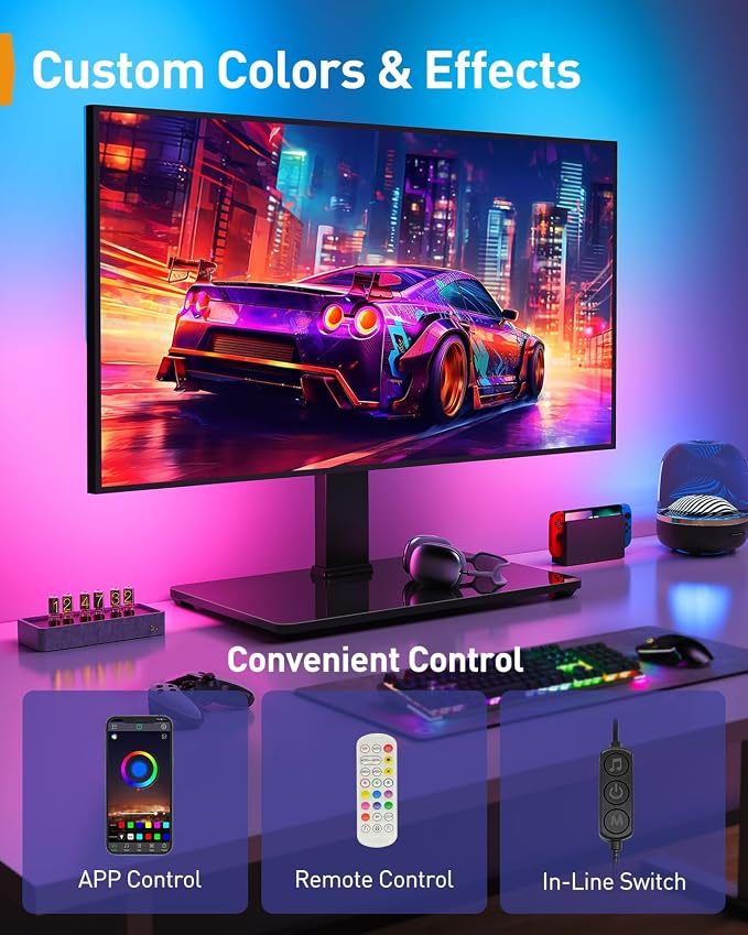 Perlegear Universal Swivel TV Stand - Image 3