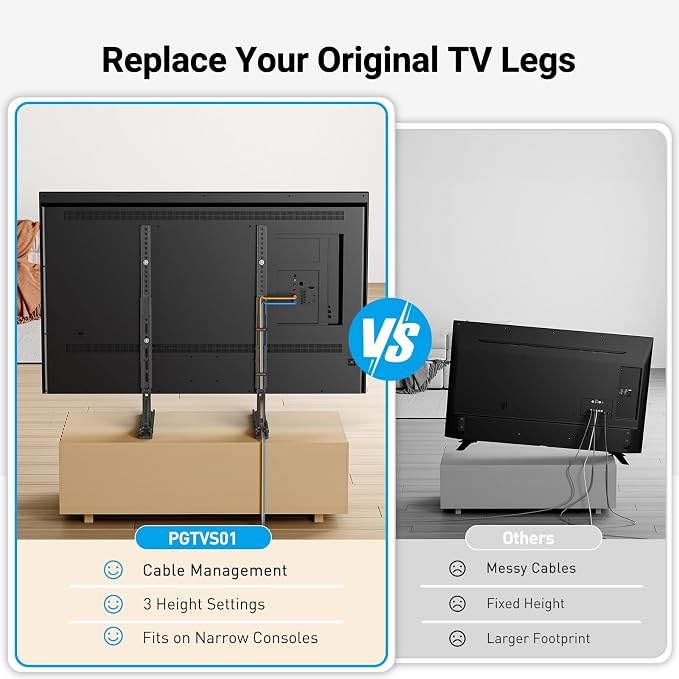 PERLESMITH Universal TV Stand Mount - Image 6