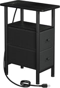 LOAKEKEL Narrow End Table Living Room by LOAKEKEL