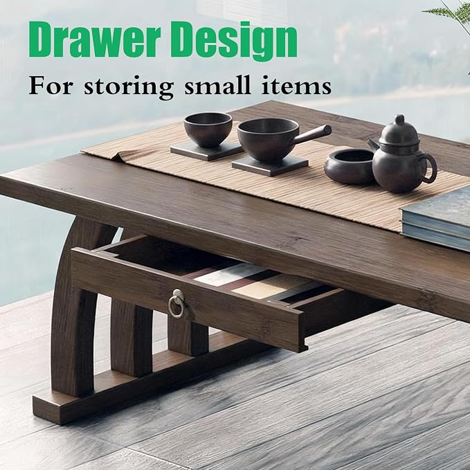 Stylish Portable Japanese Floor Table - Image 4