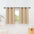 NICETOWN Beige Room Darkening Curtains Blackout 30 inch Curtains by NICETOWN