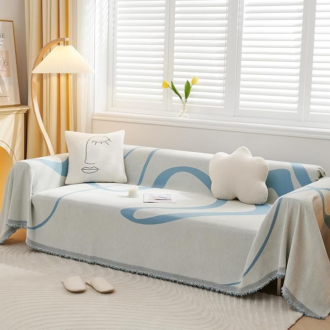 VClife Sofa Cover Washable Soft Plush Couch Cover - Image 8