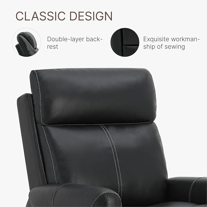 KISLOT Leather Recliner Chair for Adults Wall Hugger RV Recliner - Image 7