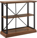 Leick Home Finnick Mixed Metal Bookshelf, 2 Shelves, Easy Assembly, by LeickFurniture