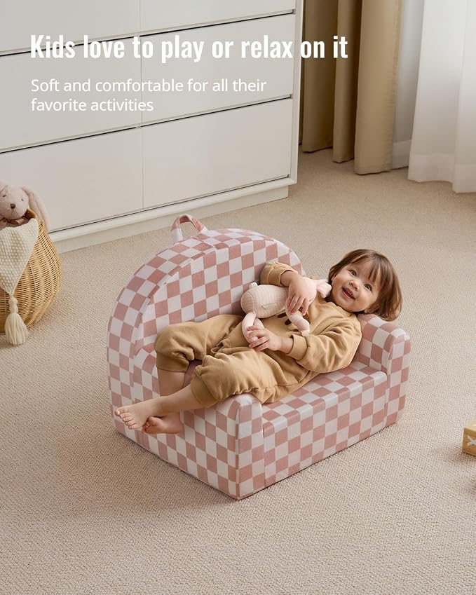 Blissful Diary Toddler Chair, Snuggly Soft Kids Sofa Chair, Supportive Toddler - Image 6