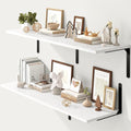 Fun Memories Floating Shelves for Wall, 12 Inch Deep Floating Shelves Set of 2 by FunMemories