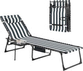 Outsunny Folding Chaise Lounge Chair Outdoor Tanning Chair by Outsunny