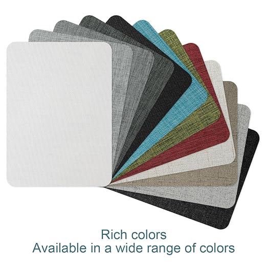 WILDREEDS 2 Pcs 8 x11 Inch Linen Repair Patches, Self-Adhesive Fabric Patch - Image 4