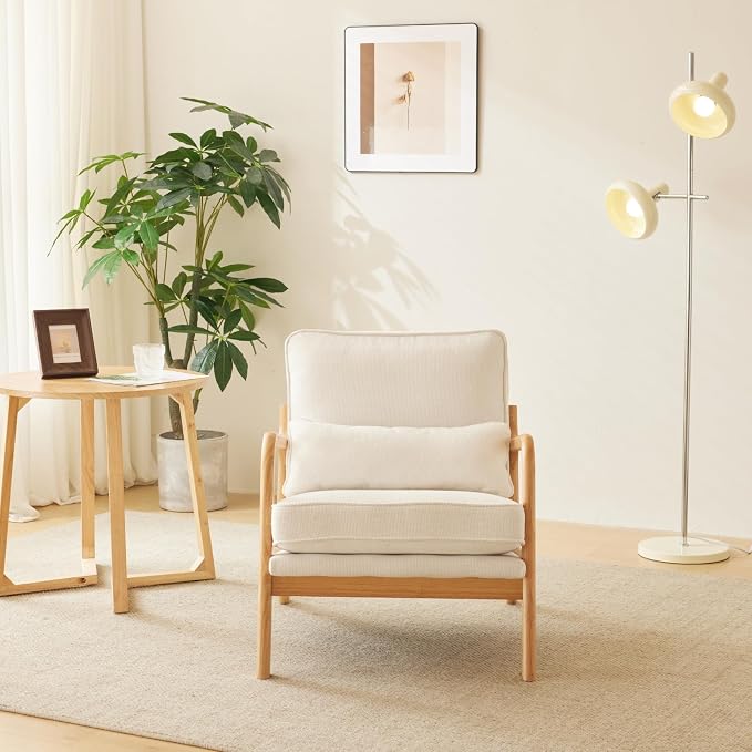 Karl home Accent Chair Mid-Century Modern Chair - Image 4