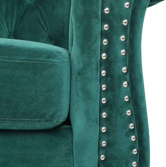 AVZEAR 3 seat Sofa, Velvet Sofa Living Room Sofa Large Sofa Modern Chesterfield - Image 7
