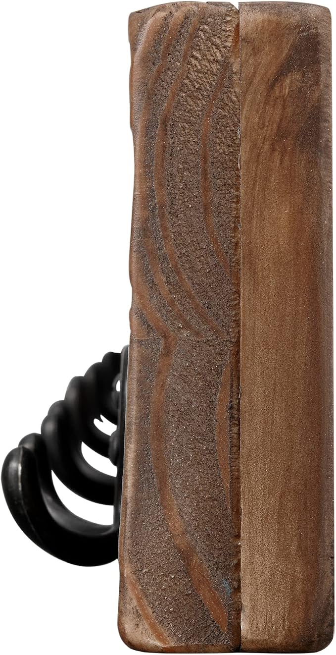 Alaterre Furniture Pomona Entryway Bench and Coat Hook Set – Modern Rustic - Image 12