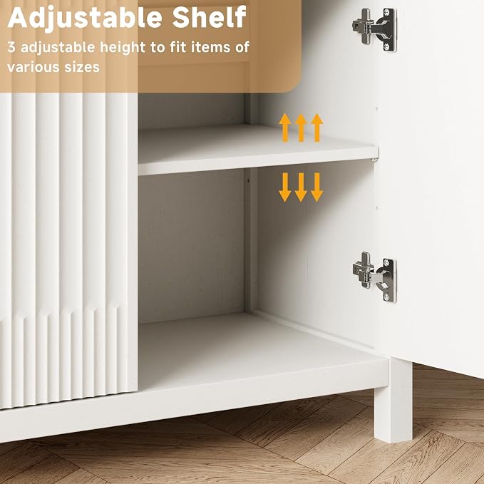 Fatmok Fluted Buffet Cabinet - Image 4