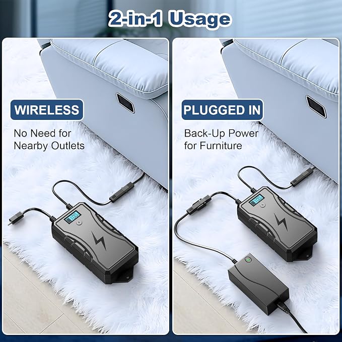 SWANPOW Battery Pack for Reclining Furniture, 2500mAh Universal Recliner - Image 4