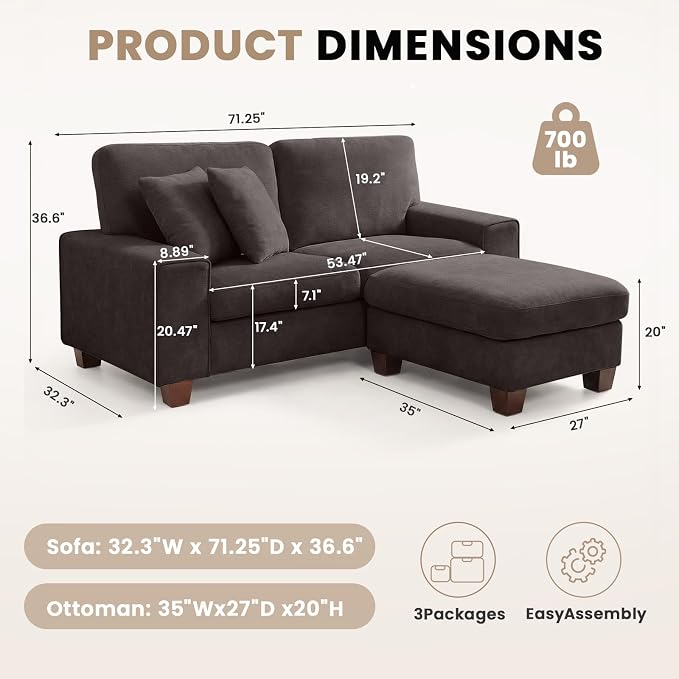 DOPEDIO L-Shaped Sectional Sofa - Image 2