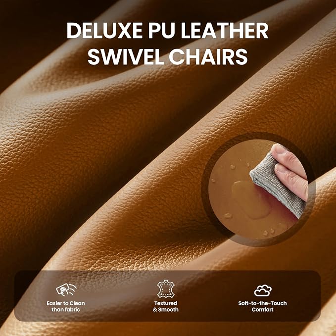 COLAMY 360° Swivel Accent Chair - Image 6