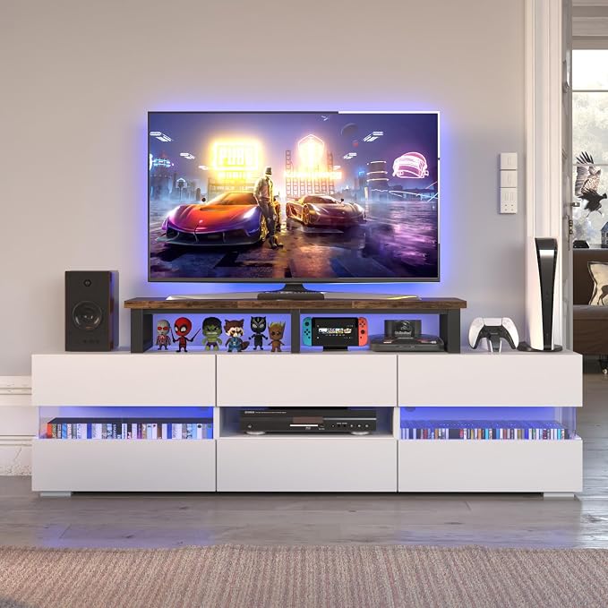 YAOHUOO 45" Large TV Riser for 32-60 inch TV, TV Riser Stand Shelf - Image 3