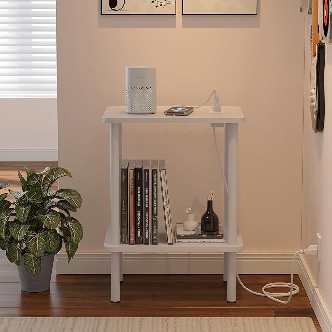 Apicizon 2 Tier End Table, Small Side Table - Image 7