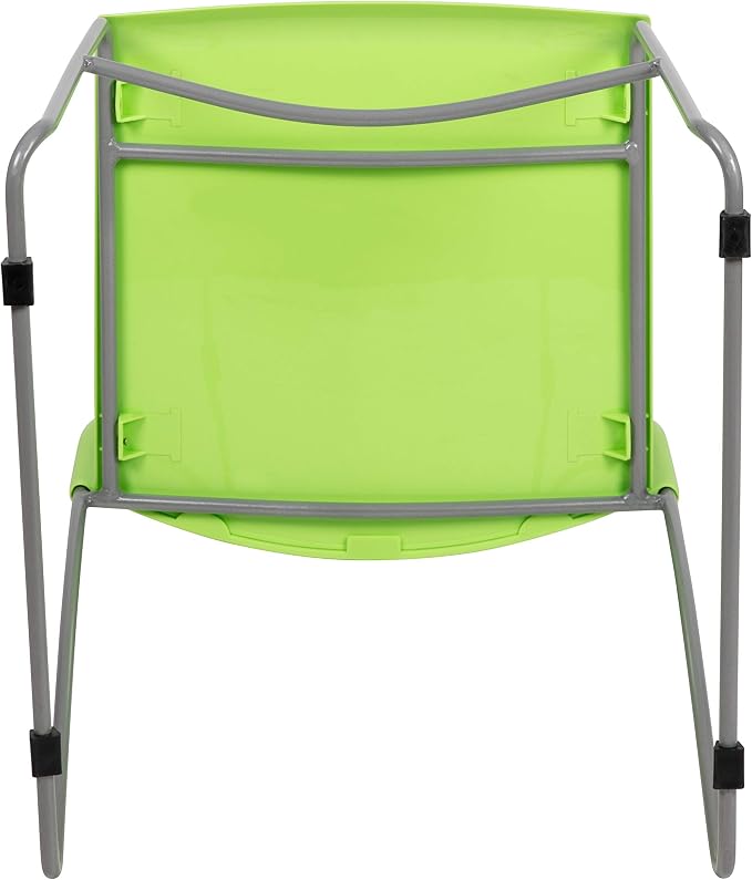 Flash Furniture HERCULES Series 661 lb. Capacity Green Stack Chair - Image 11