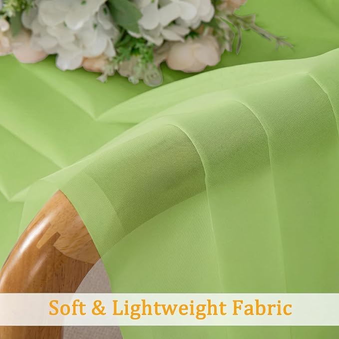 Gwine Extra Long Sheer Curtains 108 Inches Long - Image 8