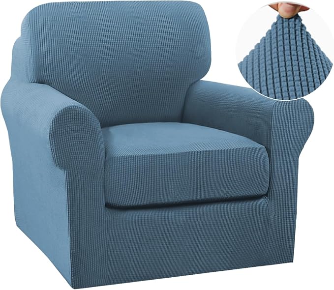 Turquoize 2 Piece Chair Covers Chair Slipcovers by Turquoize