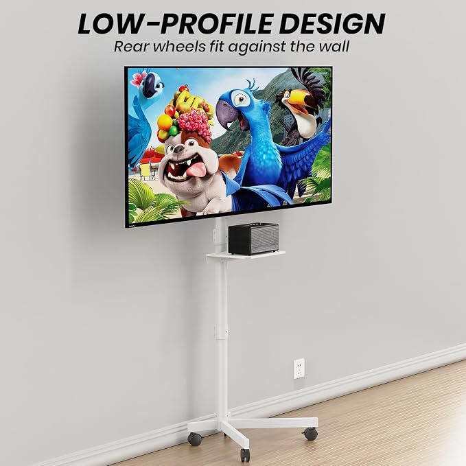 Mobile TV Cart for 23-60 Inch LCD LED OLED Flat Curved Screen TVs - Image 5