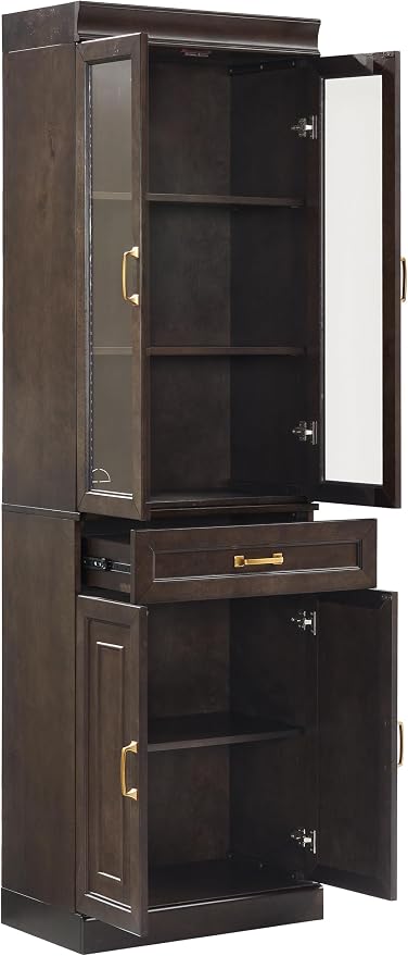 Crosley Furniture Stanton 2-Piece Glass Door Kitchen Storage Pantry Cabinet - Image 5