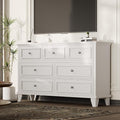 IDEALHOUSE 7 Drawer Dresser, Large Wooden Storage Chest of Drawers by IDEALHOUSE