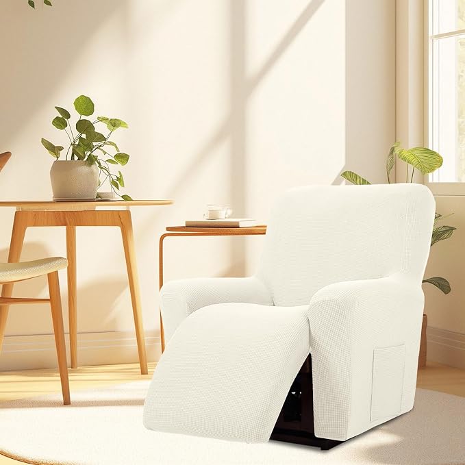 Cupuamon Recliner Chair Covers, Lazy Boy Recliner Covers Stretch Reclining - Image 7