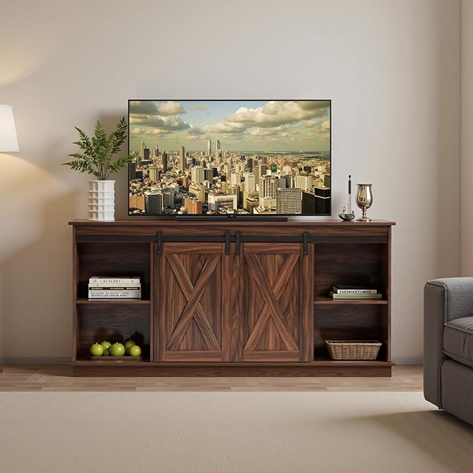Sweetcrispy Farmhouse TV Stand 65 Inch - Image 2