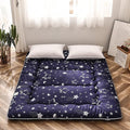 MAXYOYO Navy Star Futon Mattress Japanese Floor Mattress Tatami Floor Mat by MAXYOYO