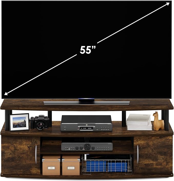 Furinno Jaya Entertainment Center Stand Unit/TV Desk - Image 3