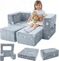 MeMoreCool Modular Kids Play Couch Sofa – Glow-in-the-Dark Star Design by MeMoreCool