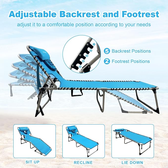 Backpack Sun Tanning Chair - Image 4