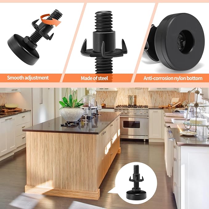NANMOTUE Leveling Feet, Adjustable Furniture Levelers - Image 5