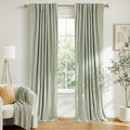 100% Blackout Shield Linen Blackout Curtains by 100BlackoutShield