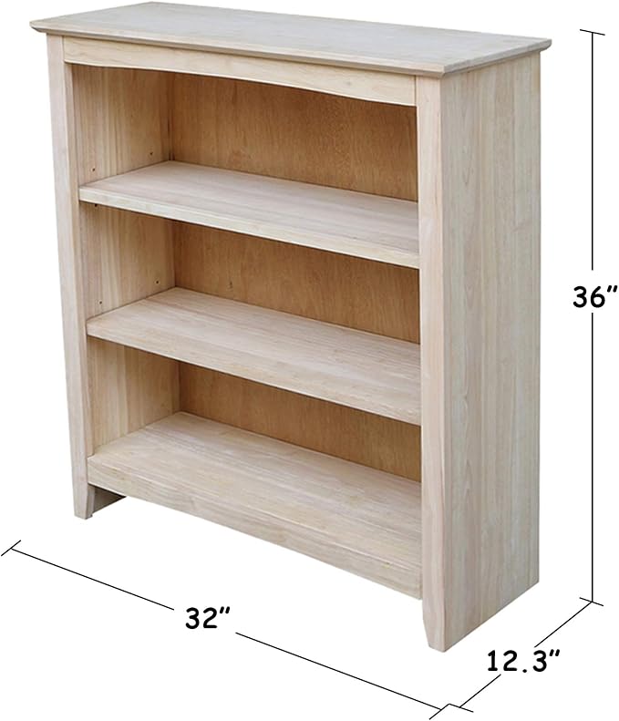 International Concepts Shaker Kids Bookcase, 36-Inch High, Solid Parawood - Image 3