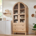 IFGET 71" Tall Arched Kitchen Pantry, Modern Farmhouse Wood Kitchens Storage by IFGETEnrichYourLivingSpace