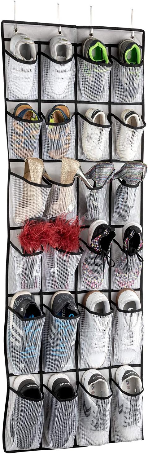 SAVERHO Over the Door Shoe Organizer, Hanging Shoe Organizer - Image 7
