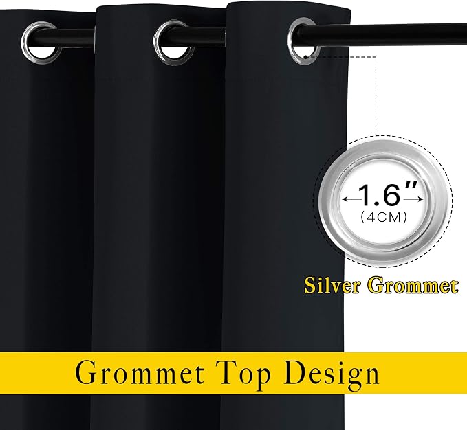 NICETOWN Patio Blackout Curtain Shades - Image 2
