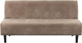 H.VERSAILTEX Real Velvet Futon Cover Armless Sofa Covers Sofa Bed Covers by HVERSAILTEX