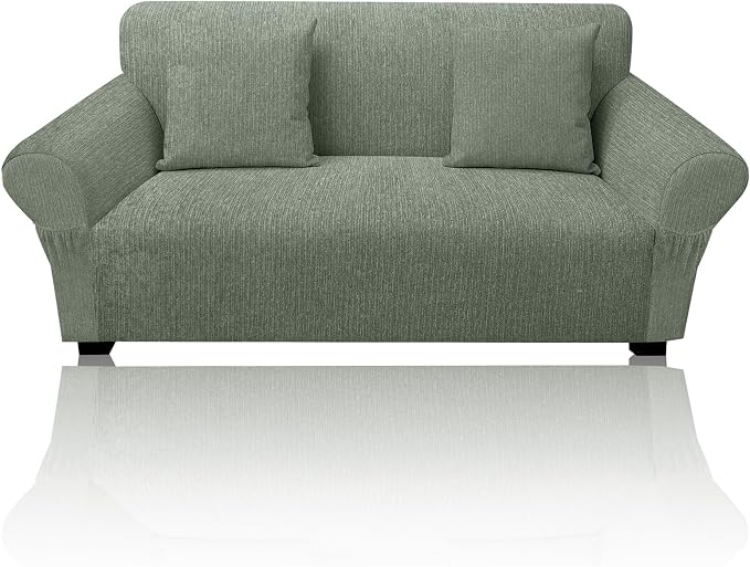 Loveseat Slipcover with 2 Pillow Cover by Jcones