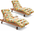 2 Pack Outdoor Chaise Lounge Chair Cushion 75.1 x 22.8 x 4.7 Inches 100% by Uthem